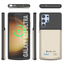 Charger l'image dans la galerie, PunkJuice S23 Coque Batterie Ultra Argent - Batterie Externe Portable avec Capacité de Chargement de 4800mAh