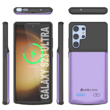 Charger l'image dans la galerie, PunkJuice S23 Coque Batterie Ultra Violette - Banque de jus de charge portable avec 4800mAh