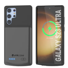 Charger l'image dans la galerie, PunkJuice S23 Coque Batterie Ultra Grise - Banque d'alimentation portable avec capacité de charge de 4800mAh.