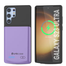Charger l'image dans la galerie, PunkJuice S23 Coque Batterie Ultra Violette - Banque de jus de charge portable avec 4800mAh