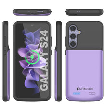 Charger l'image dans la galerie, Étui de batterie PunkJuice S24 violet - Banque de jus de charge portable avec 4500 mAh