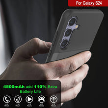 Charger l'image dans la galerie, Étui de batterie PunkJuice S24 Gris - Banque de jus de charge portable avec 4500 mAh