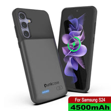 Charger l'image dans la galerie, Étui de batterie PunkJuice S24 Gris - Banque de jus de charge portable avec 4500 mAh