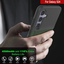 Charger l'image dans la galerie, Étui de batterie PunkJuice S24 Vert - Banque de jus de charge portable avec 4500 mAh