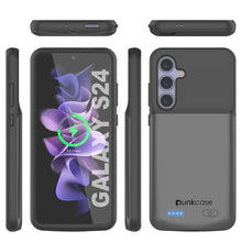 Charger l'image dans la galerie, Étui de batterie PunkJuice S24 Gris - Banque de jus de charge portable avec 4500 mAh