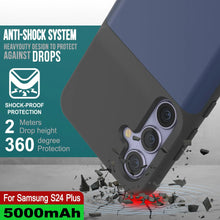 Charger l'image dans la galerie, Étui de batterie PunkJuice S24+ Plus bleu - Banque de jus de charge portable avec 5000 mAh