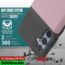 Charger l'image dans la galerie, Étui de batterie PunkJuice S24+ Plus en or rose – Banque de jus de charge portable avec 5000 mAh