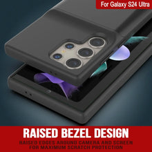 Charger l'image dans la galerie, Étui de batterie PunkJuice S24 Ultra noir - Banque de jus de charge portable avec 4500 mAh