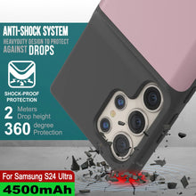 Charger l'image dans la galerie, Étui de batterie PunkJuice S24 Ultra en or rose - Banque de jus de charge portable avec 4500 mAh