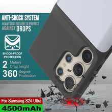 Charger l'image dans la galerie, Étui de batterie PunkJuice S24 Ultra blanc - Banque de jus de charge portable avec 4500 mAh