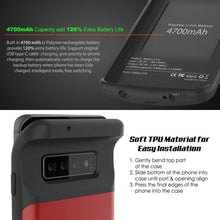 Charger l'image dans la galerie, PunkJuice S10 Battery Case Red - Fast Charging Power Juice Bank with 4700mAh (Color in image: Blue)