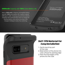 Charger l'image dans la galerie, PunkJuice S10+ Plus Battery Case Red - Fast Charging Power Juice Bank with 5000mAh (Color in image: Blue)