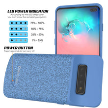 Charger l'image dans la galerie, PunkJuice S10+ Plus Battery Case Blue - Fast Charging Power Juice Bank with 5000mAh