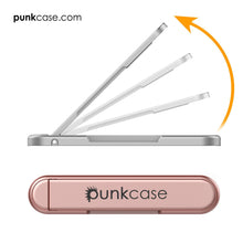 Load image into Gallery viewer, PUNKCASE FlickStick Universal Cell Phone Kickstand for all Mobile Phones & Cases with Flat Backs, One Finger Operation (Rose Gold) (Color in image: Silver)