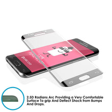 Charger l'image dans la galerie, Galaxy S7 Silver Screen Protector, Punkcase Glass SHIELD Tempered Glass Protector 0.33mm Thick 9H (Color in image: White)