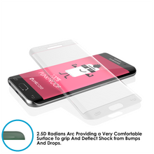 Load image into Gallery viewer, Galaxy S6 Edge Plus Clear Punkcase Glass SHIELD Tempered Glass Screen Protector 0.33mm Thick 9H (Color in image: Black)