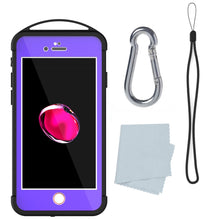 Charger l'image dans la galerie, iPhone 7 Waterproof Case, Punkcase ALPINE Series, Purple | Heavy Duty Armor Cover (Color in image: light green)