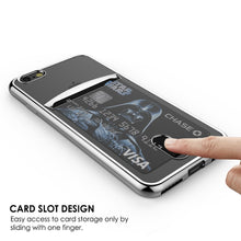 Charger l'image dans la galerie, iPhone 8 Case, PUNKCASE® LUCID Silver Series | Card Slot | SHIELD Screen Protector | Ultra fit