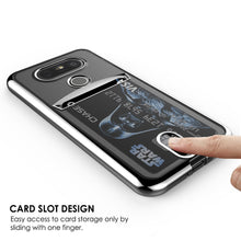 Charger l'image dans la galerie, LG G5 Case, PUNKCASE® Silver LUCID  Series | Card Slot | PUNK SHIELD Screen Protector | Ultra Fit (Color in image: Gold)