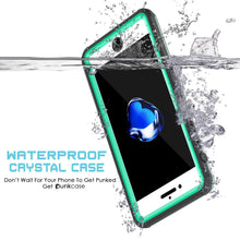 Charger l'image dans la galerie, Apple iPhone 8 Waterproof Case, PUNKcase CRYSTAL Teal W/ Attached Screen Protector  | Warranty (Color in image: White)