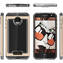 Charger l'image dans la galerie, Motorola Moto Z Force Case, Ghostek Cloak 2.0 Gold Series w/ Screen Protector | Aluminum Frame