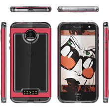 Charger l'image dans la galerie, Motorola Moto Z Force Case, Ghostek Cloak 2.0 Red Series w/ Screen Protector | Aluminum Frame