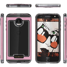 Charger l'image dans la galerie, Motorola Moto Z Force Case, Ghostek Cloak 2.0 Pink Series w/ Screen Protector | Aluminum Frame