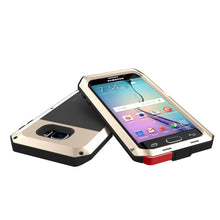 Load image into Gallery viewer, Galaxy S6 EDGE Case, PUNKcase Metallic Gold Shockproof Slim Metal (Color in image: neon)