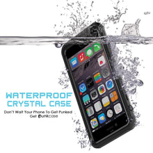 Charger l'image dans la galerie, iPhone 6+/6S+ Plus Waterproof Case, PUNKcase CRYSTAL Black W/ Attached Screen Protector | Warranty (Color in image: white)
