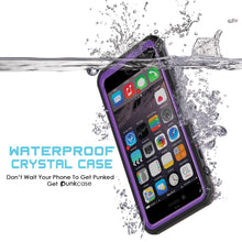 Charger l'image dans la galerie, iPhone 6+/6S+ Plus Waterproof Case, PUNKcase CRYSTAL Purple W/ Attached Screen Protector | Warranty (Color in image: black)