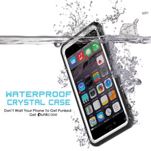Charger l'image dans la galerie, iPhone 6/6S Waterproof Case, PUNKcase CRYSTAL White W/ Attached Screen Protector | Warranty (Color in image: black)