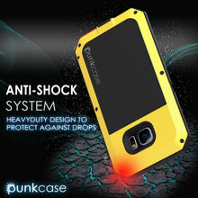 Charger l'image dans la galerie, Galaxy S6 EDGE+ Plus Case, PUNKcase Metallic Neon Shockproof Slim Metal Armor Case (Color in image: black)