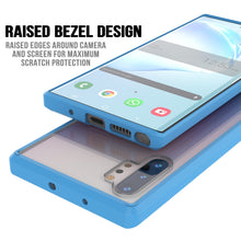 Charger l'image dans la galerie, Galaxy Note 10+ Plus Punkcase Lucid-2.0 Series Slim Fit Armor Light Blue Case Cover (Color in image: Clear)
