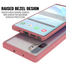 Charger l'image dans la galerie, Galaxy Note 10+ Plus Punkcase Lucid-2.0 Series Slim Fit Armor Pink Case Cover (Color in image: Clear)