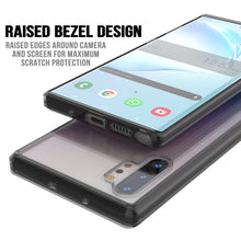 Charger l'image dans la galerie, Galaxy Note 10+ Plus Punkcase Lucid-2.0 Series Slim Fit Armor Crystal Black Case Cover (Color in image: Clear)