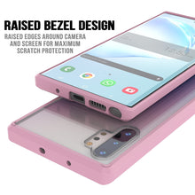 Charger l'image dans la galerie, Galaxy Note 10+ Plus Punkcase Lucid-2.0 Series Slim Fit Armor Crystal Pink Case Cover (Color in image: Clear)