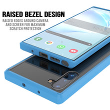 Charger l'image dans la galerie, Galaxy Note 10 Punkcase Lucid-2.0 Series Slim Fit Armor Light Blue Case Cover (Color in image: Clear)