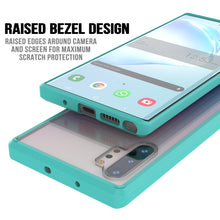 Charger l'image dans la galerie, Galaxy Note 10+ Plus Punkcase Lucid-2.0 Series Slim Fit Armor Teal Case Cover (Color in image: Clear)