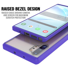 Charger l'image dans la galerie, Galaxy Note 10+ Plus Punkcase Lucid-2.0 Series Slim Fit Armor Purple Case Cover (Color in image: Clear)