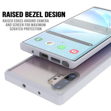 Charger l'image dans la galerie, Galaxy Note 10+ Plus Punkcase Lucid-2.0 Series Slim Fit Armor White Case Cover (Color in image: Clear)