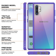 Charger l'image dans la galerie, Galaxy Note 10+ Plus Punkcase Lucid-2.0 Series Slim Fit Armor Purple Case Cover (Color in image: Crystal Pink)