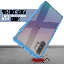 Charger l'image dans la galerie, Galaxy Note 10+ Plus Punkcase Lucid-2.0 Series Slim Fit Armor Light Blue Case Cover (Color in image: Crystal Black)