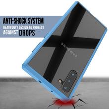 Charger l'image dans la galerie, Galaxy Note 10 Punkcase Lucid-2.0 Series Slim Fit Armor Light Blue Case Cover (Color in image: Crystal Black)