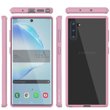 Charger l'image dans la galerie, Galaxy Note 10 Punkcase Lucid-2.0 Series Slim Fit Armor Crystal Pink Case Cover (Color in image: Black)