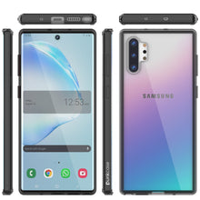 Charger l'image dans la galerie, Galaxy Note 10+ Plus Punkcase Lucid-2.0 Series Slim Fit Armor Crystal Black Case Cover (Color in image: Black)
