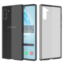 Charger l'image dans la galerie, Galaxy Note 10 Punkcase Lucid-2.0 Series Slim Fit Armor Crystal Black Case Cover (Color in image: Crystal Black)