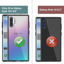 Charger l'image dans la galerie, Galaxy Note 10+ Plus Punkcase Lucid-2.0 Series Slim Fit Armor Crystal Black Case Cover (Color in image: Teal)