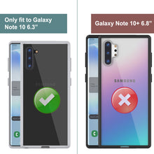 Charger l'image dans la galerie, Galaxy Note 10 Punkcase Lucid-2.0 Series Slim Fit Armor White Case Cover (Color in image: Light Blue)