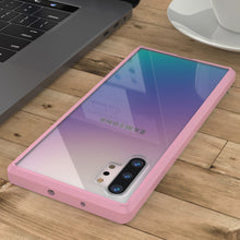 Charger l'image dans la galerie, Galaxy Note 10+ Plus Punkcase Lucid-2.0 Series Slim Fit Armor Crystal Pink Case Cover (Color in image: Teal)