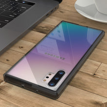 Charger l'image dans la galerie, Galaxy Note 10+ Plus Punkcase Lucid-2.0 Series Slim Fit Armor Crystal Black Case Cover (Color in image: White)
